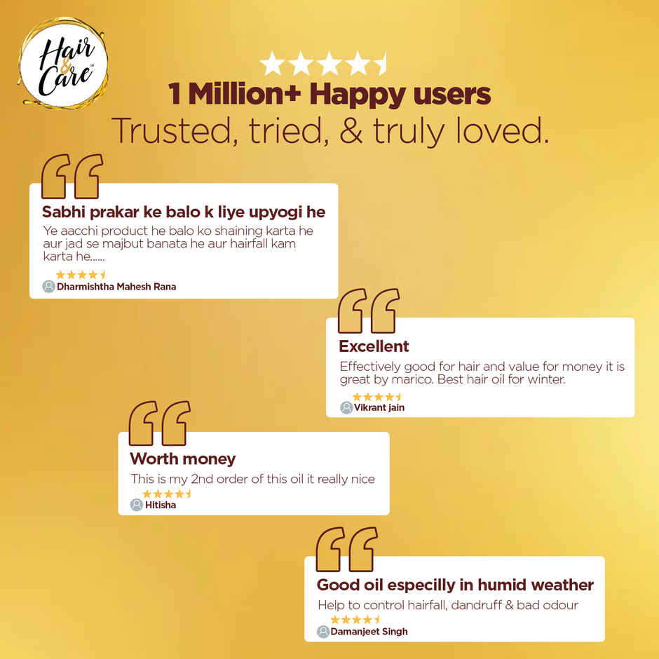 Hair & Care With Walnut & Almond,Non-Sticky Hair Oil