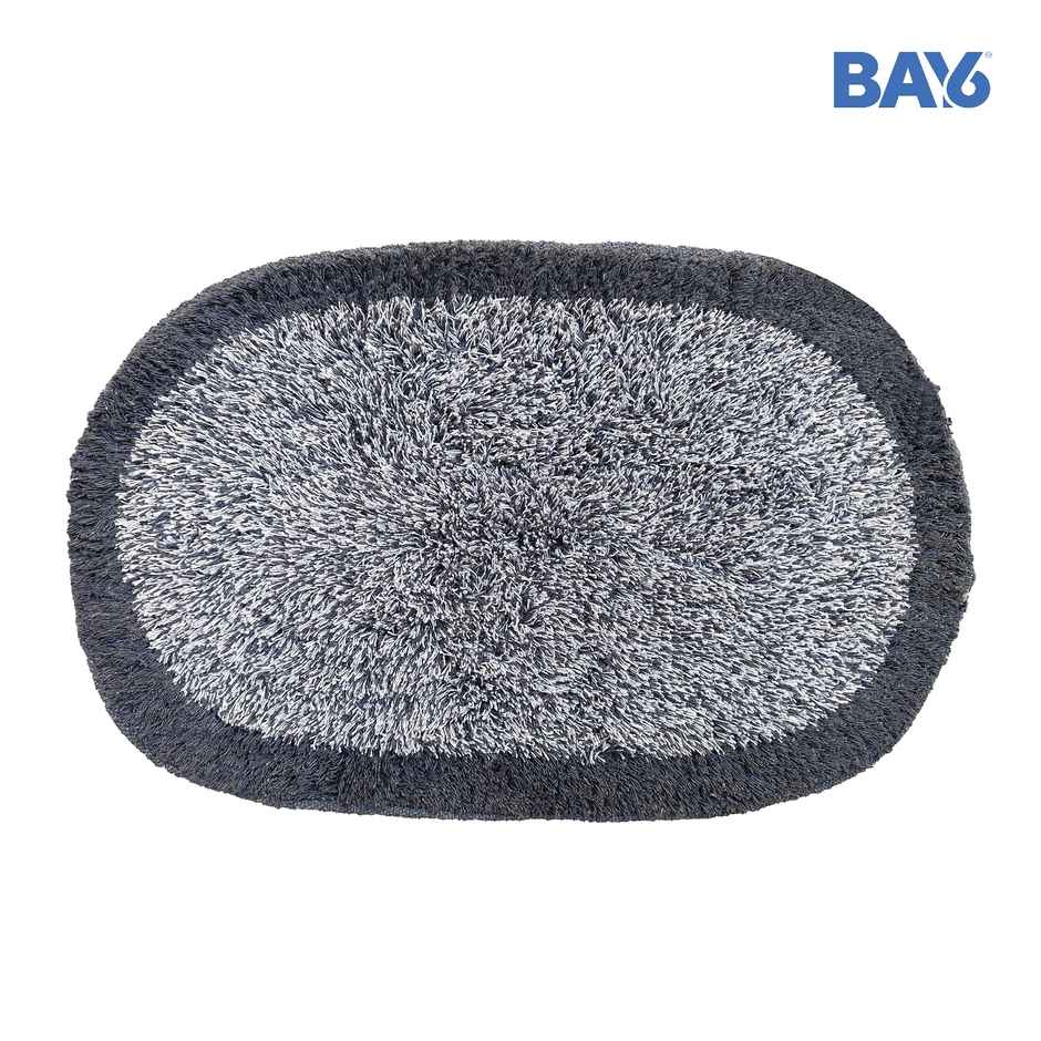 BAY6 Bae Oval Cotton Doormat Set | 40 x 60 cm - Grey