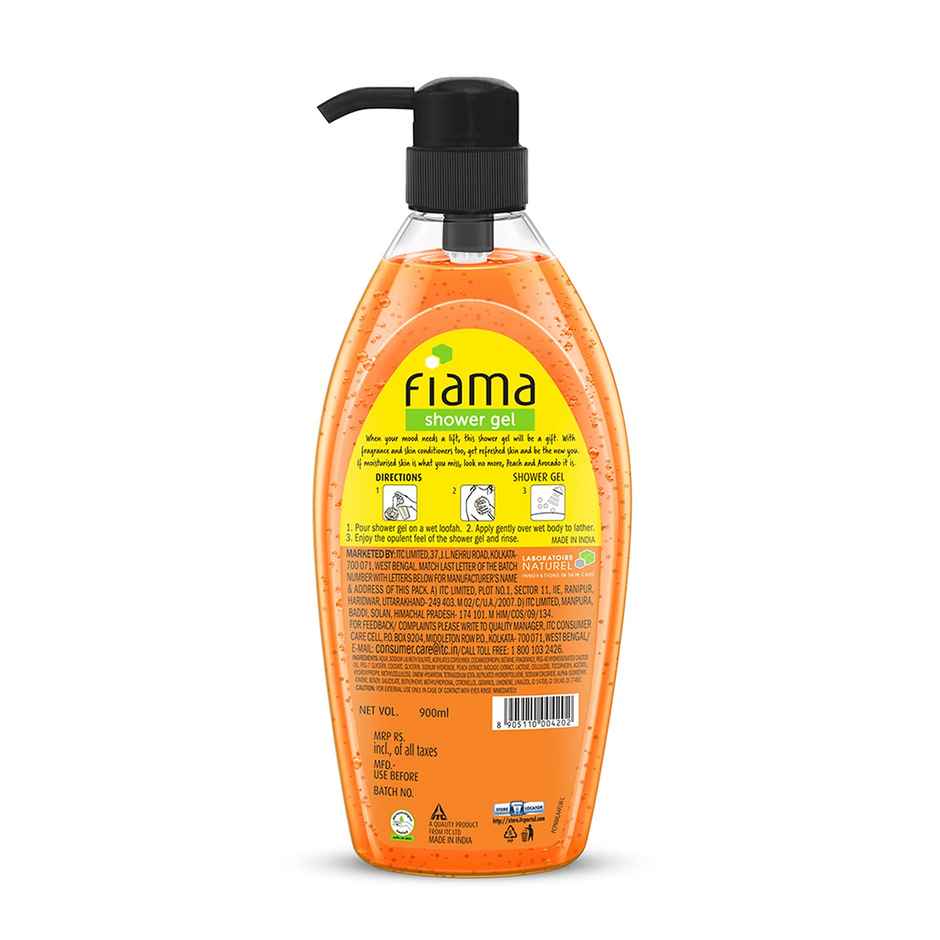 Fiama Peach & Avocado Body Wash Shower Gel , Family Pack