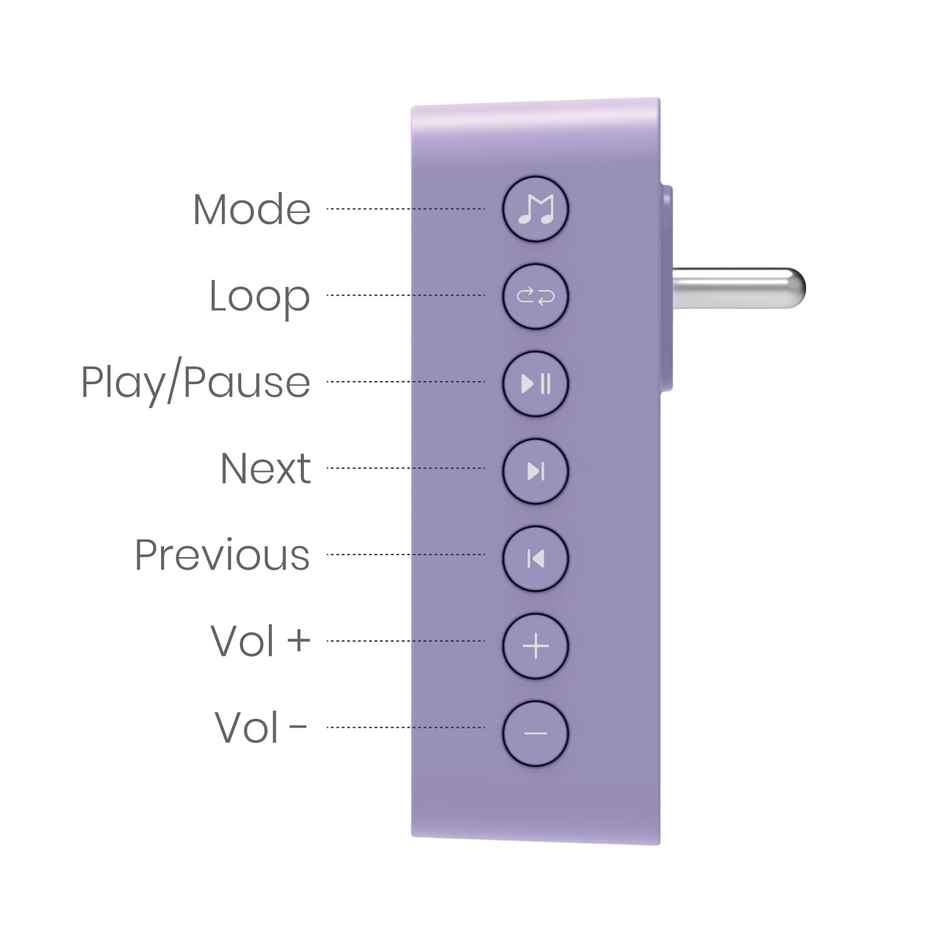 Saregama Carvaan Wellness Plug Play Music Player With 16 Meditation Based On 7Chakras Orchid Purple