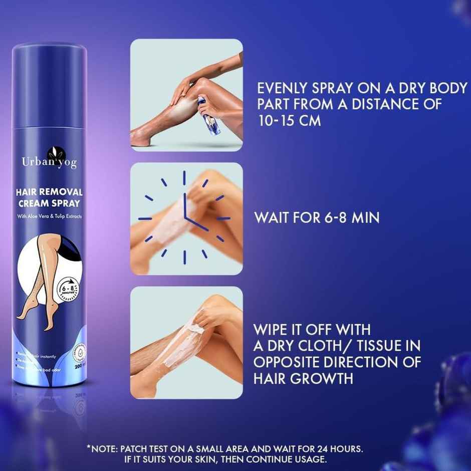 Urban Yog Hair Removal Cream Spray For Women