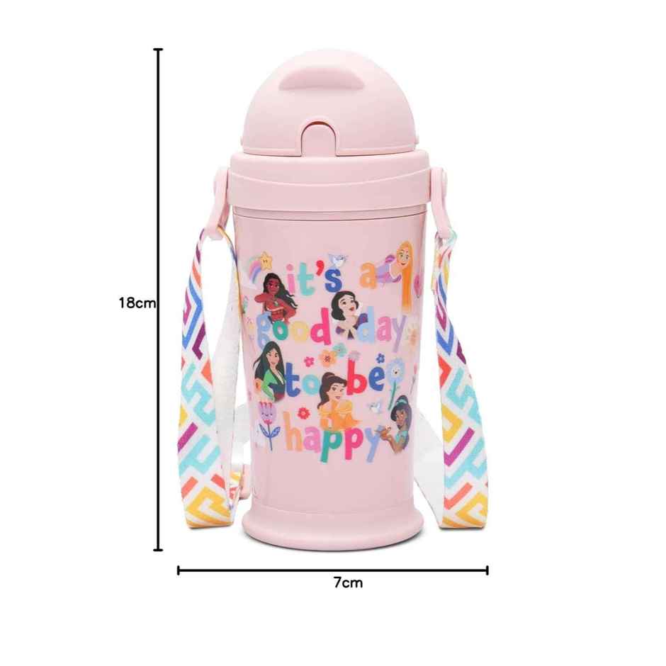 Jaypee Zippy Pro Stainless Steel Insulated Sipper Disney Character Printed Bottle For Kids | Pink
