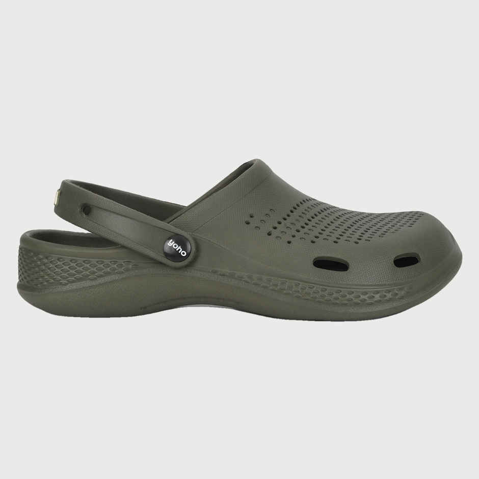 Yoho Men Classic Clogs Olive Green - UK7
