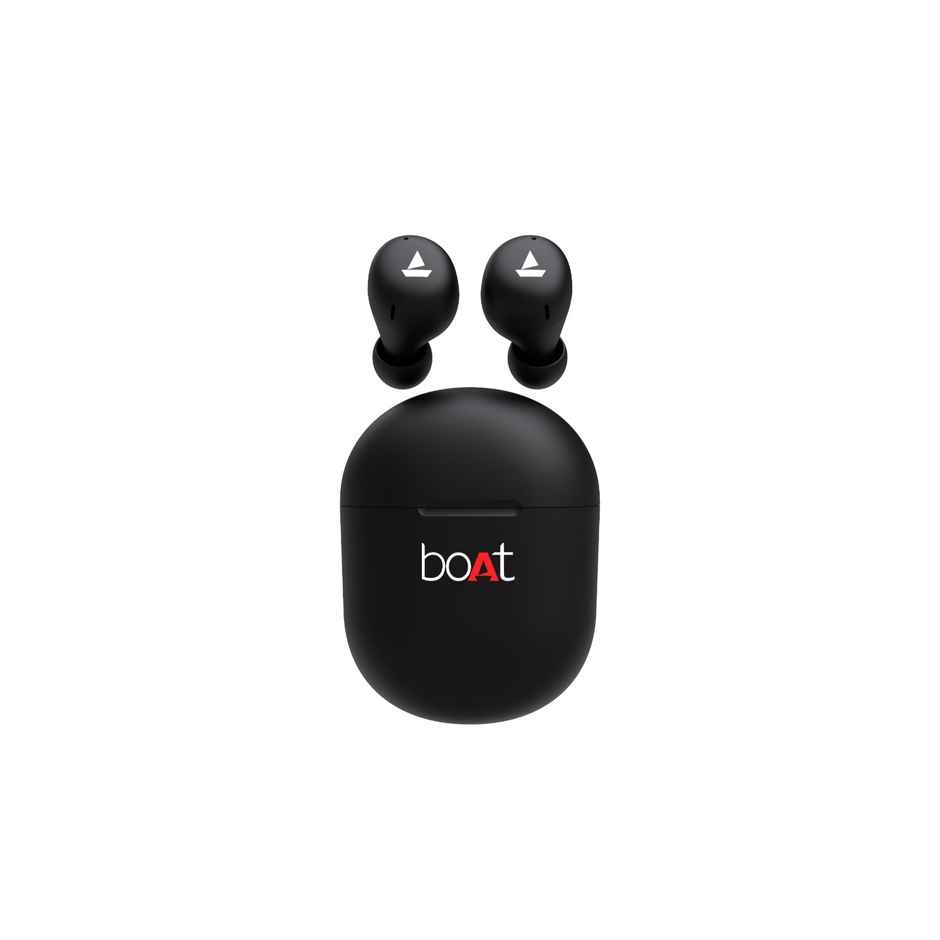 boAt Airdopes 381 TWS Earbuds with 20 Hours Playback, ASAP Charge, IWP Technology(Active Black Indi)
