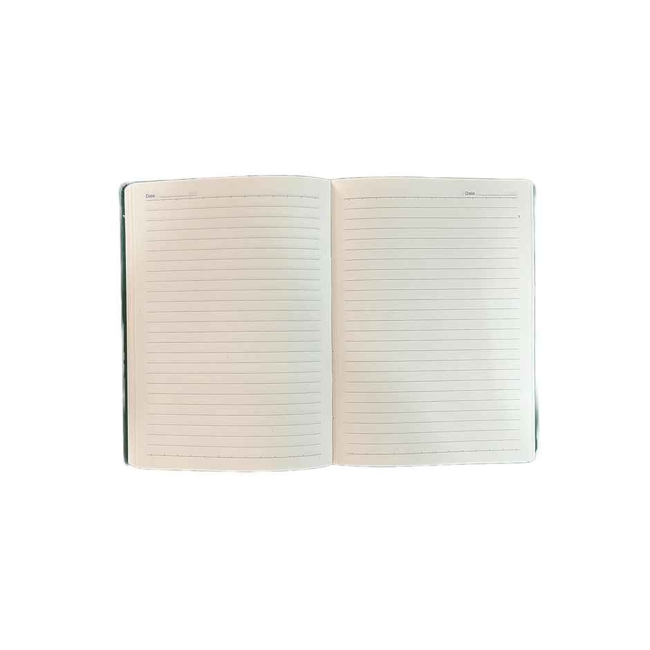 ABK A5 Pu Diary Ruled - 80 Gsm 192 Pages - Green