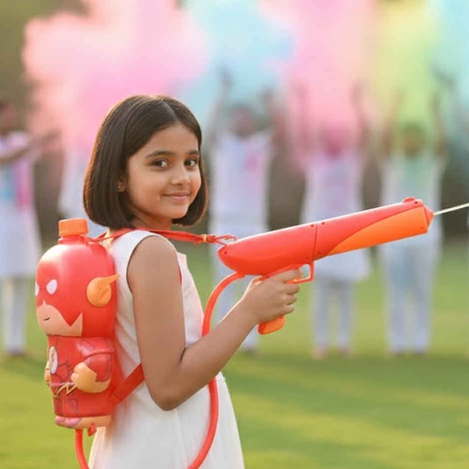 Flash Holi Water Tank Pichkari | 2 L | Tomuncle