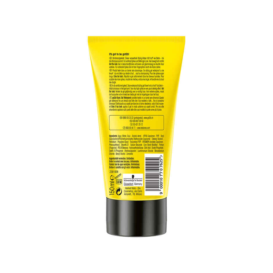 Got2b Glued Water Resistant Spiking Gel With Ultra Strong Hold For Upto 72Hrs