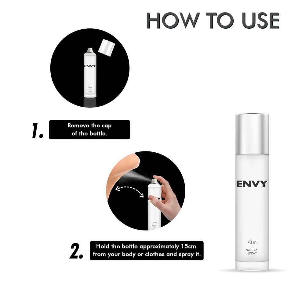 ENVY Natural Spray Women Luxury Perfume Scent