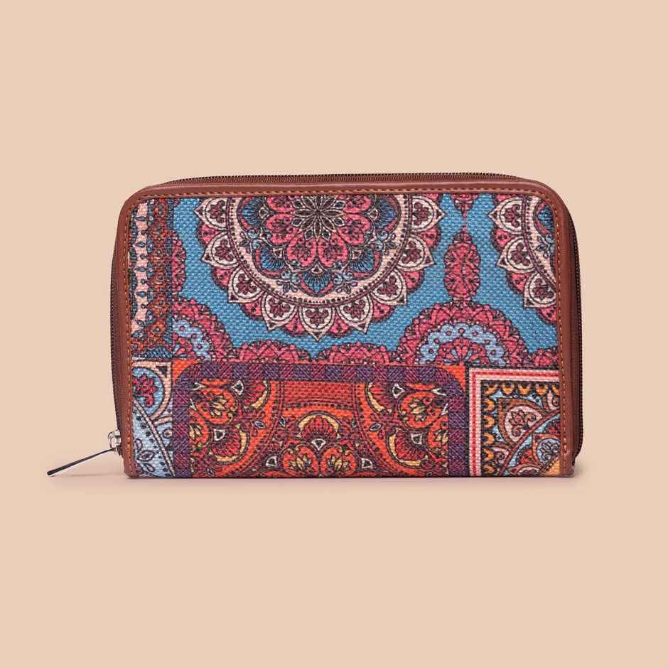 Zouk Women's Vegan Leather Wallet | Multicolour