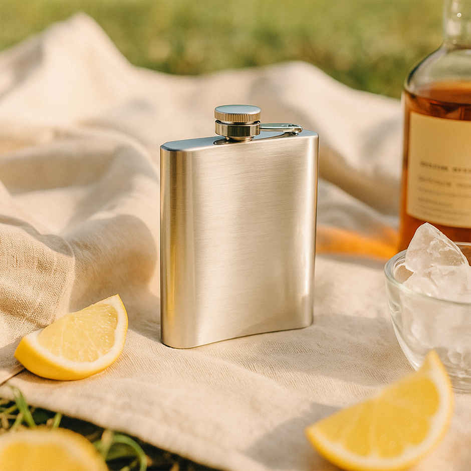 Stainless Steel Hip Flask Portable Beverage Holder