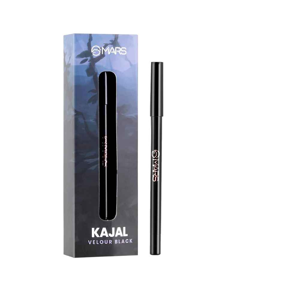 MARS Cosmetics Won't smudge Won't budge Smooth Glide Kajal (1.4g) (03-Velour Black)