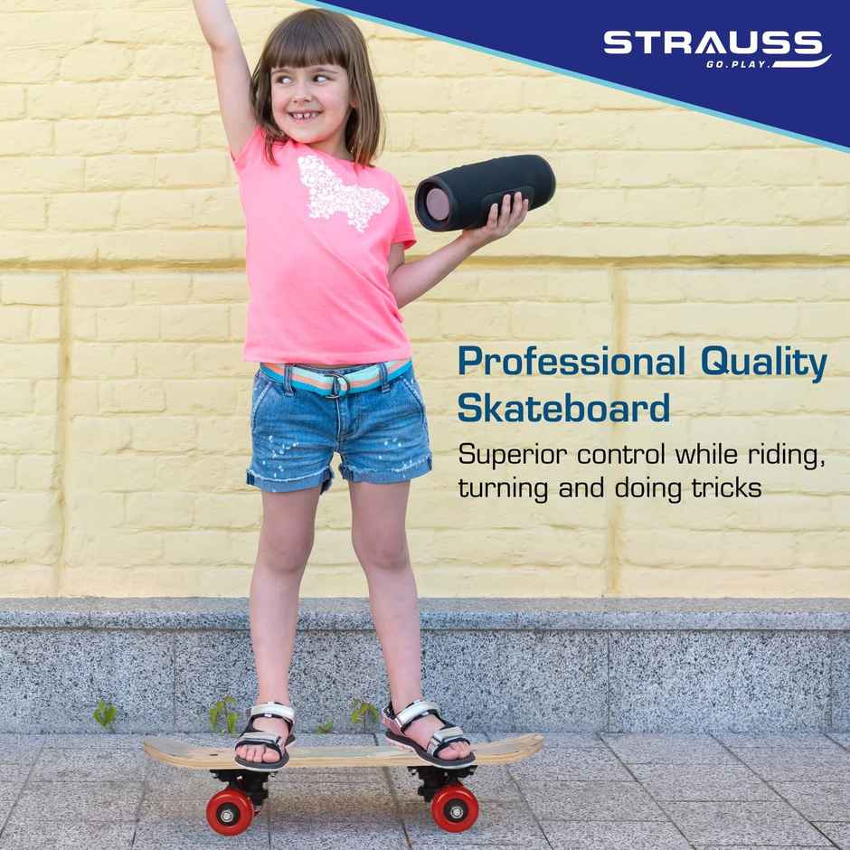 Strauss Kids Skateboard | Cat Girl