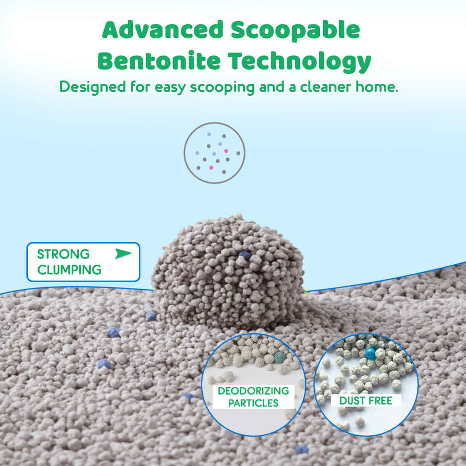 Petoska Bentonite Cat Litter | Jasmine Fragrance Combo