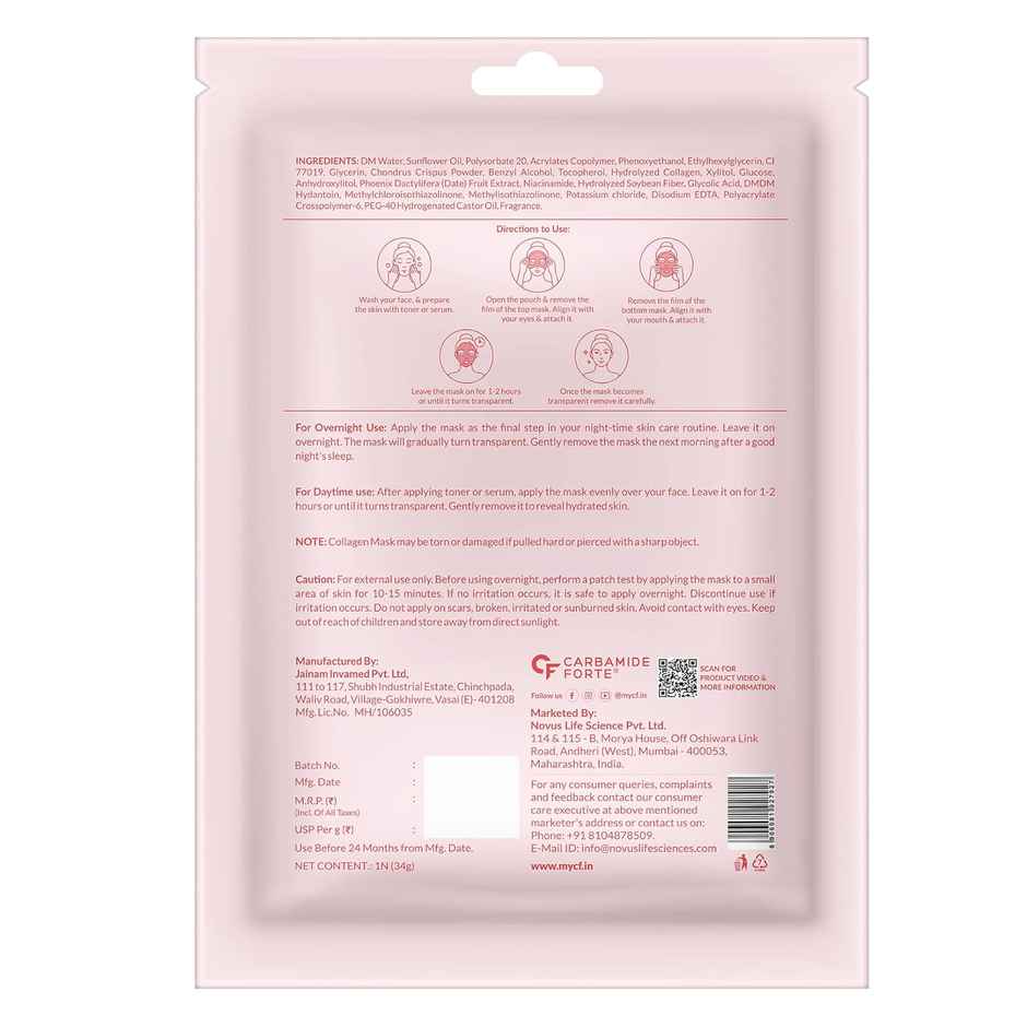 Carbamide Bio Collagen Face Mask