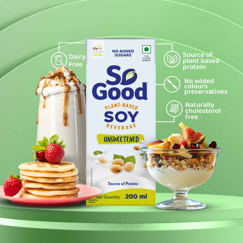 So Good Plant Based Soy Beverage Unsweetened