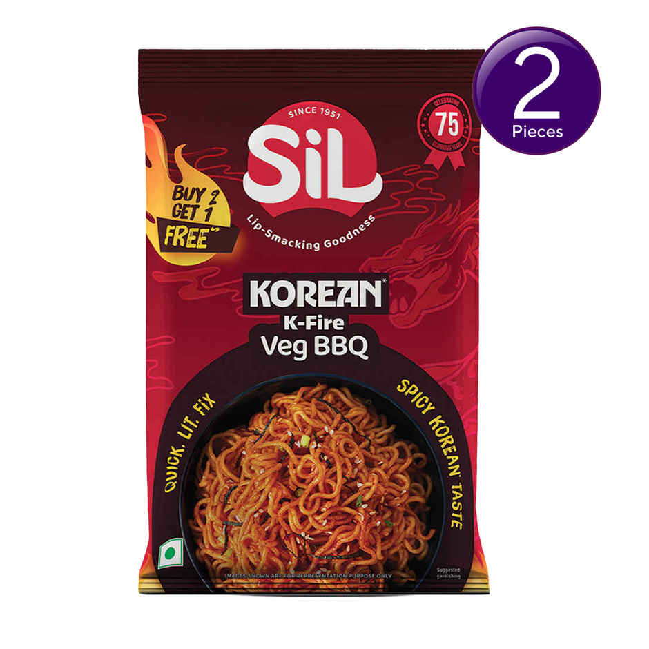 Sil Korean Noodles Veg BBQ Combo