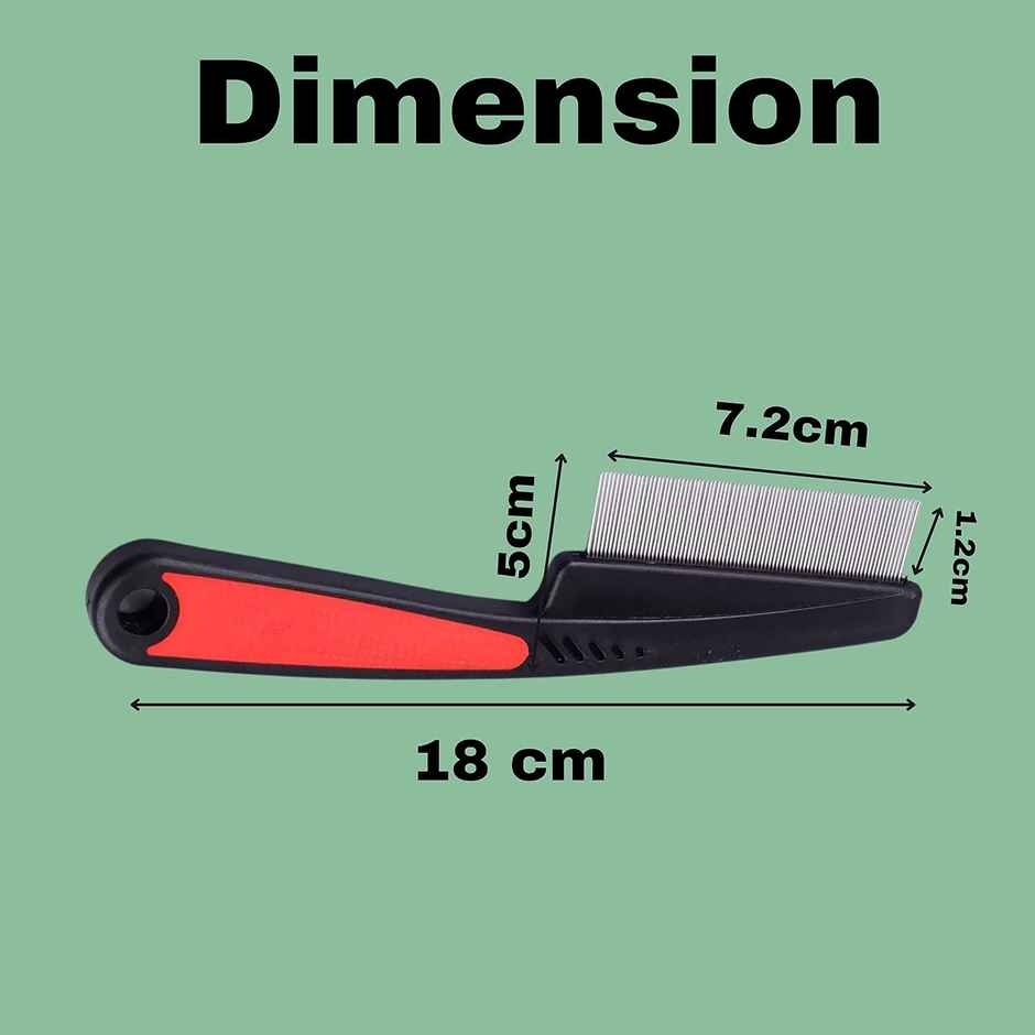 Foodie Puppies Pet Flea Comb | Large