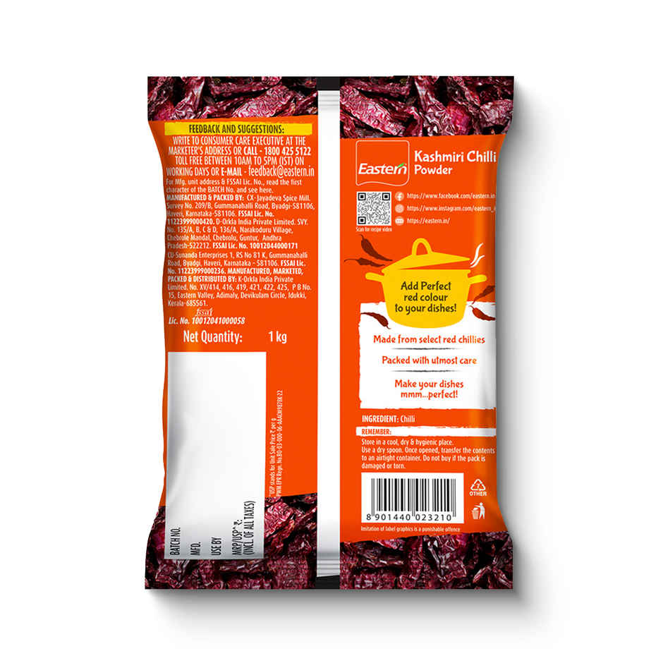 Eastern Kashmiri Chilli