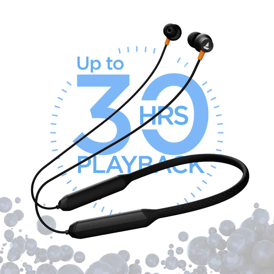 boAt Rockerz 255 Arc BT Neckband w/ 30H Playtime, BEAST Mode & ASAP Charge (Cosmos Black)