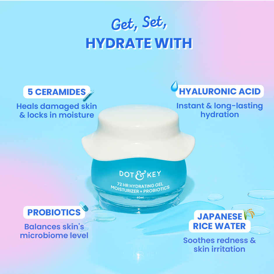 Dot & Key 72 Hr Hydrating Gel + Probiotics