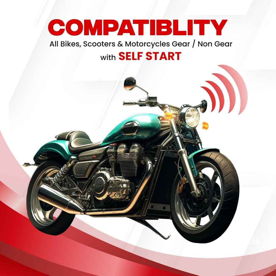 Autoguys Cl-7 Universal Anti-Theft Alarm System For All Bikes Scooters Self Start Security Lock