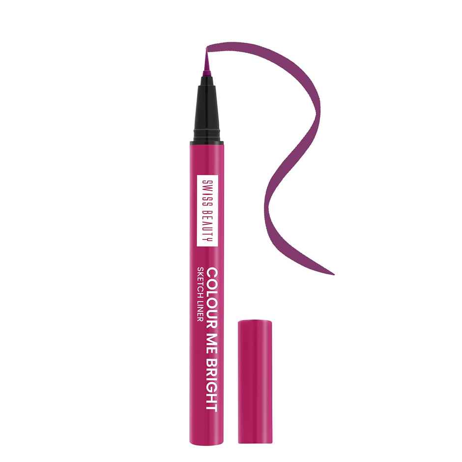 Swiss Beauty Colour Me Bright Sketch Eyeliner - 06 Wine Rush