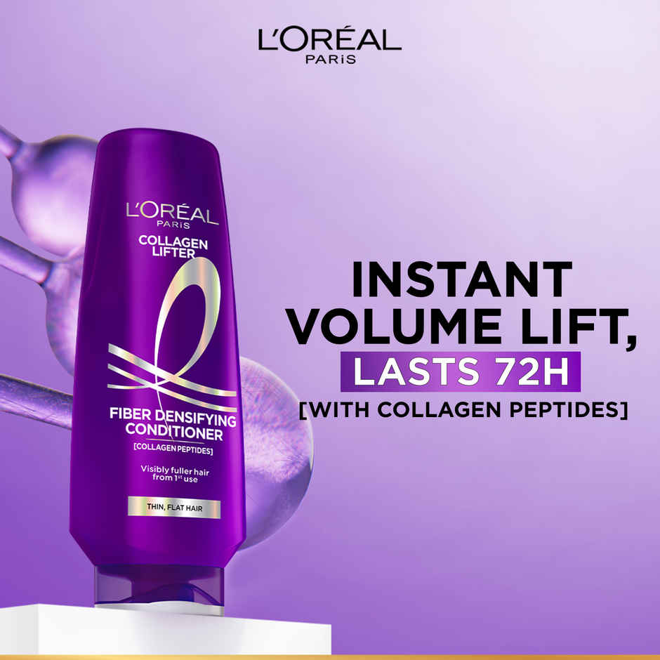 L'Oreal Paris Collagen Lifter Conditioner for 72H Volume & Soft Hair
