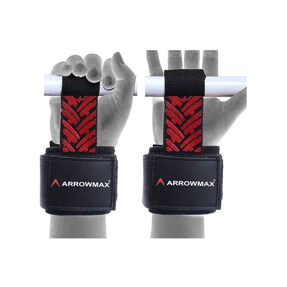 Arrowmax Deadlift Wrist Strap For Weightlifting