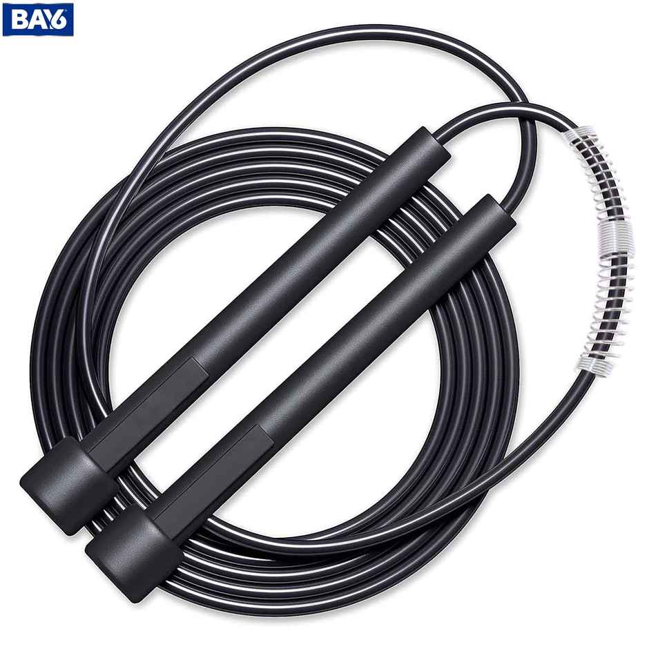 Bay6 Jump Rope For Fitness | Black