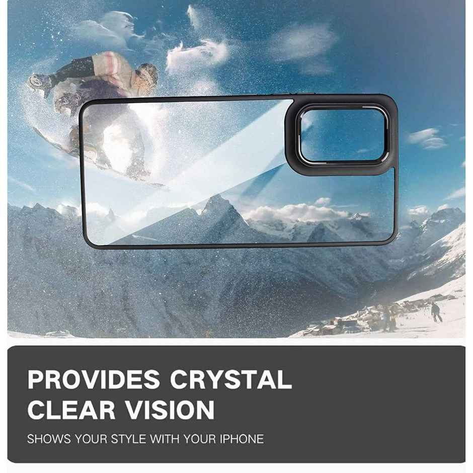 Artistque Case For Samsung Galaxy A54 5G Back Cover |Premium Transparent Metal Camera Ring Cover