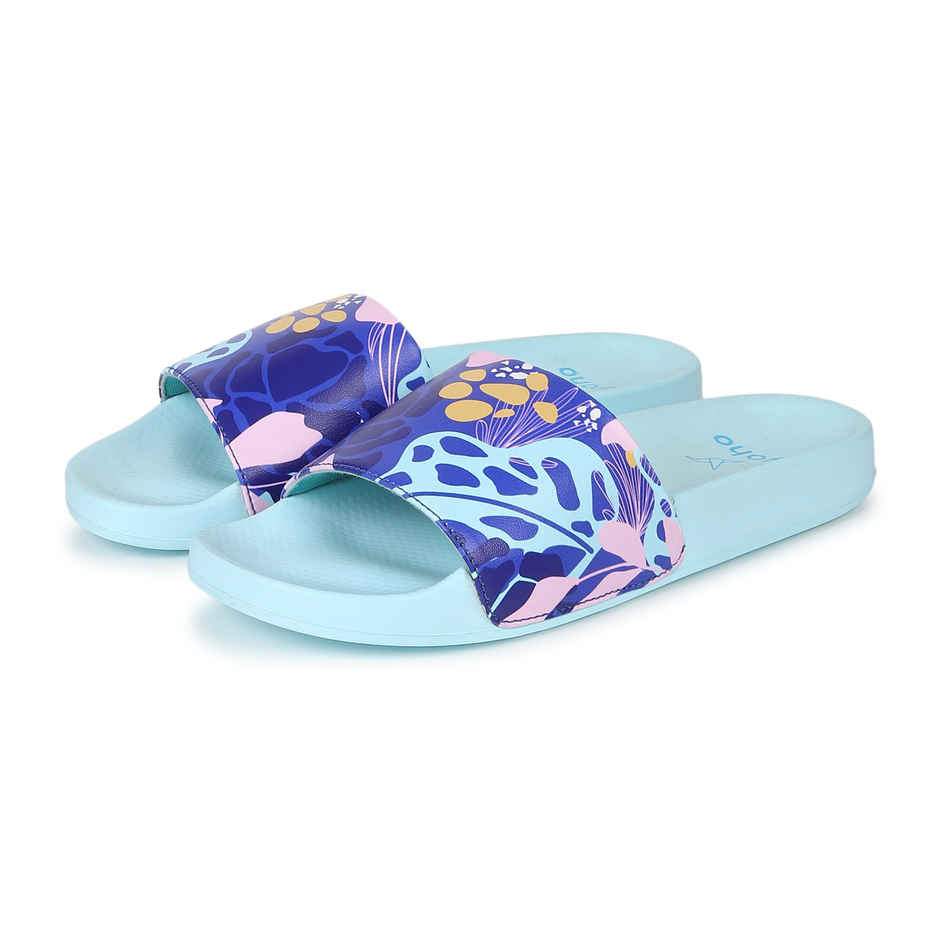Yoho Women Sliders Tropica | Ocean Blue | UK 4