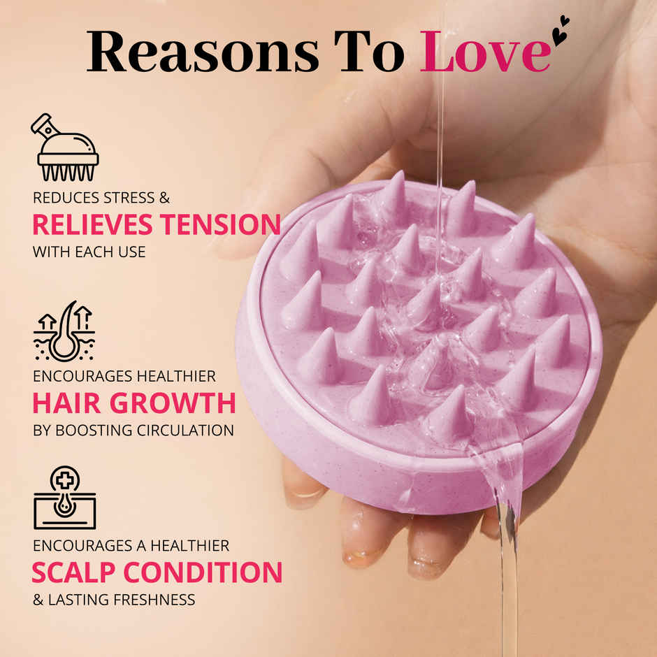 ENN Beauty Root Ritual Hair Scalp Massager | Reduces Hair Fall & Soothes Scalp Tension