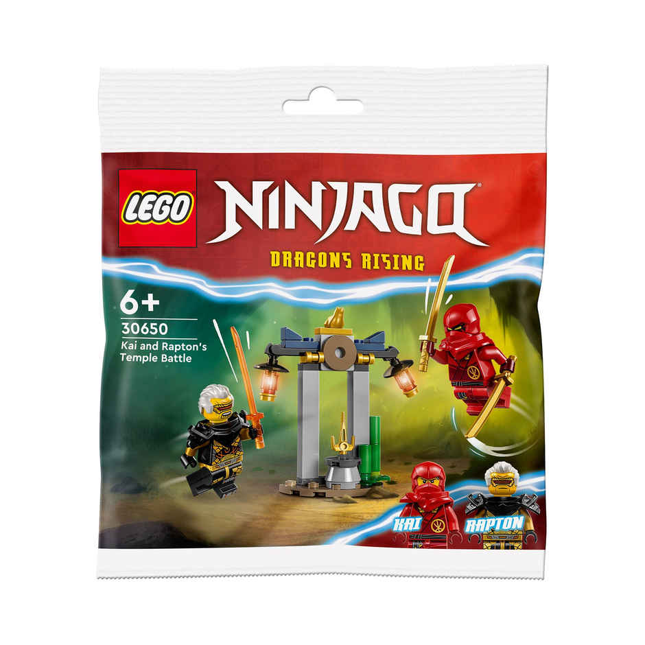 Lego Kai And Rapton'S Temple Battle Building Toy Set