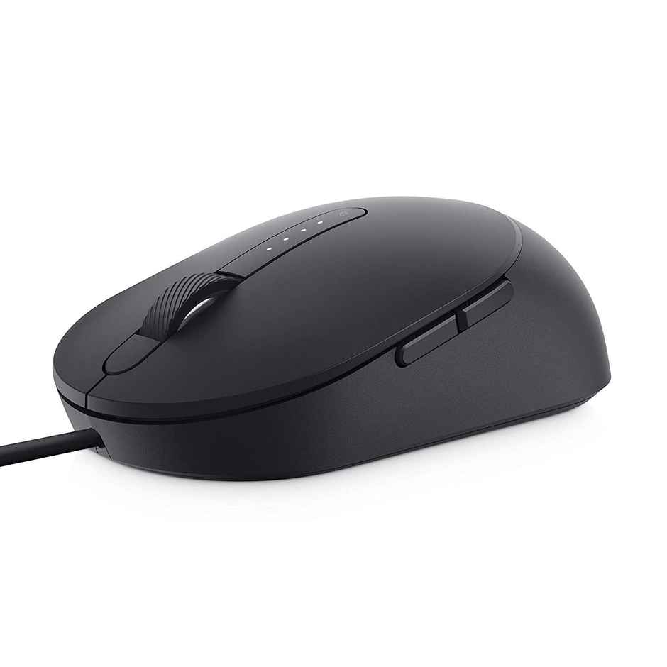 Dell Ms3220-Black Laser Wired Mouse, 3200 Dpi, Scrolling Wheel Usb 2.0 Interface