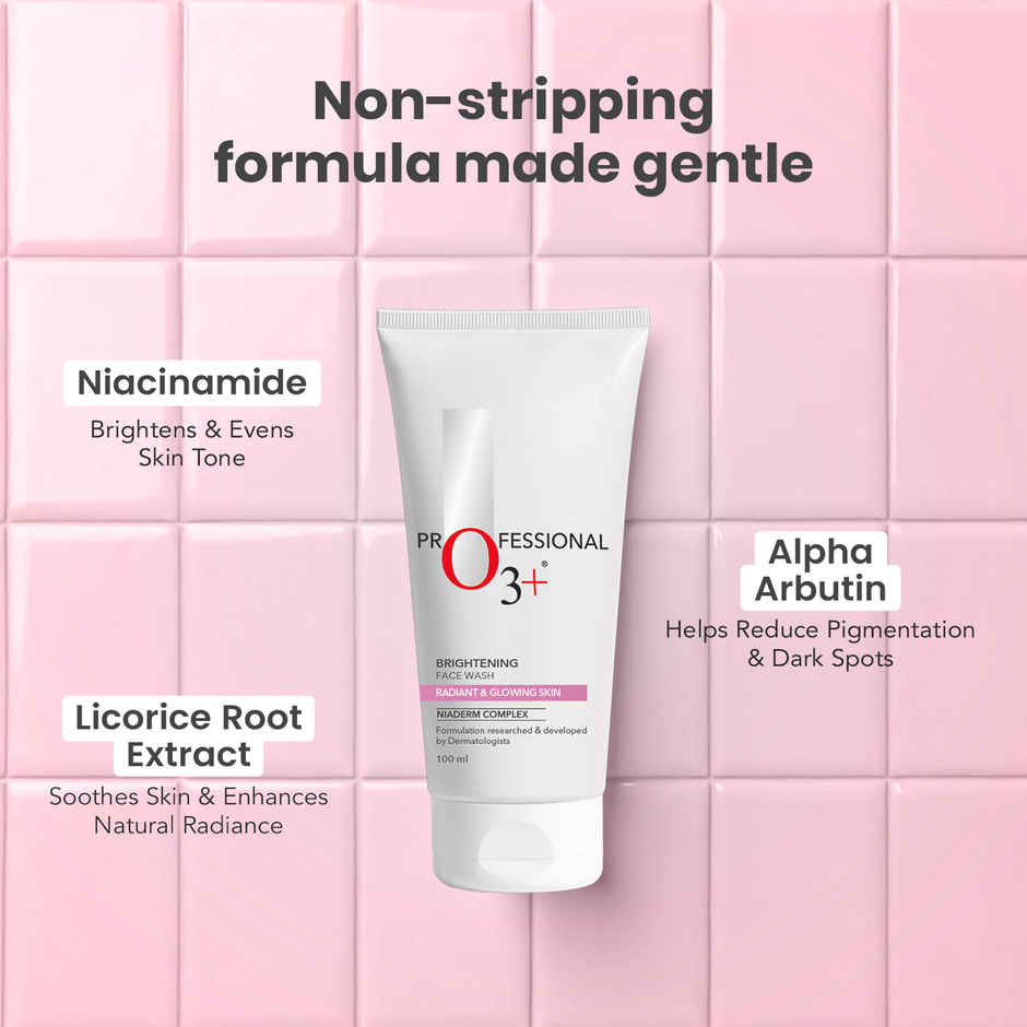 O3+ Brightening Face Wash