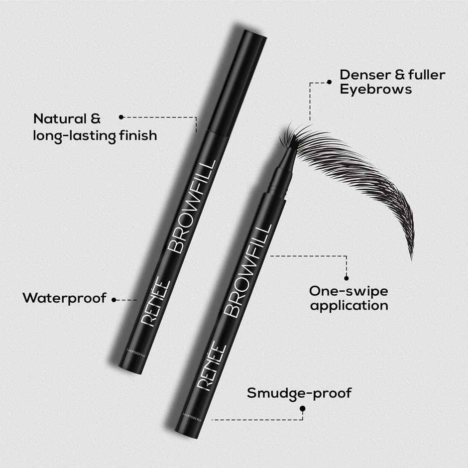 RENEE Browfill Eyebrow Pen | Black