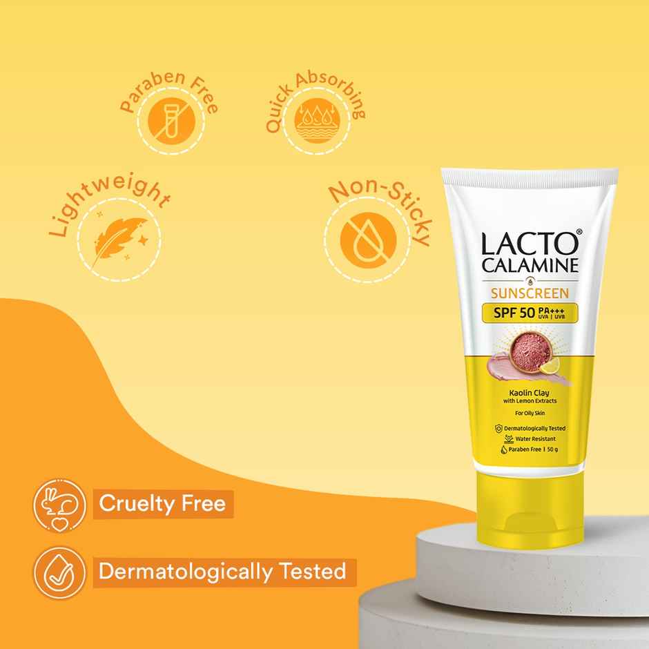 Lacto Calamine Daily Sunshield Matte Look Sunscreen SPF 50 PA +++