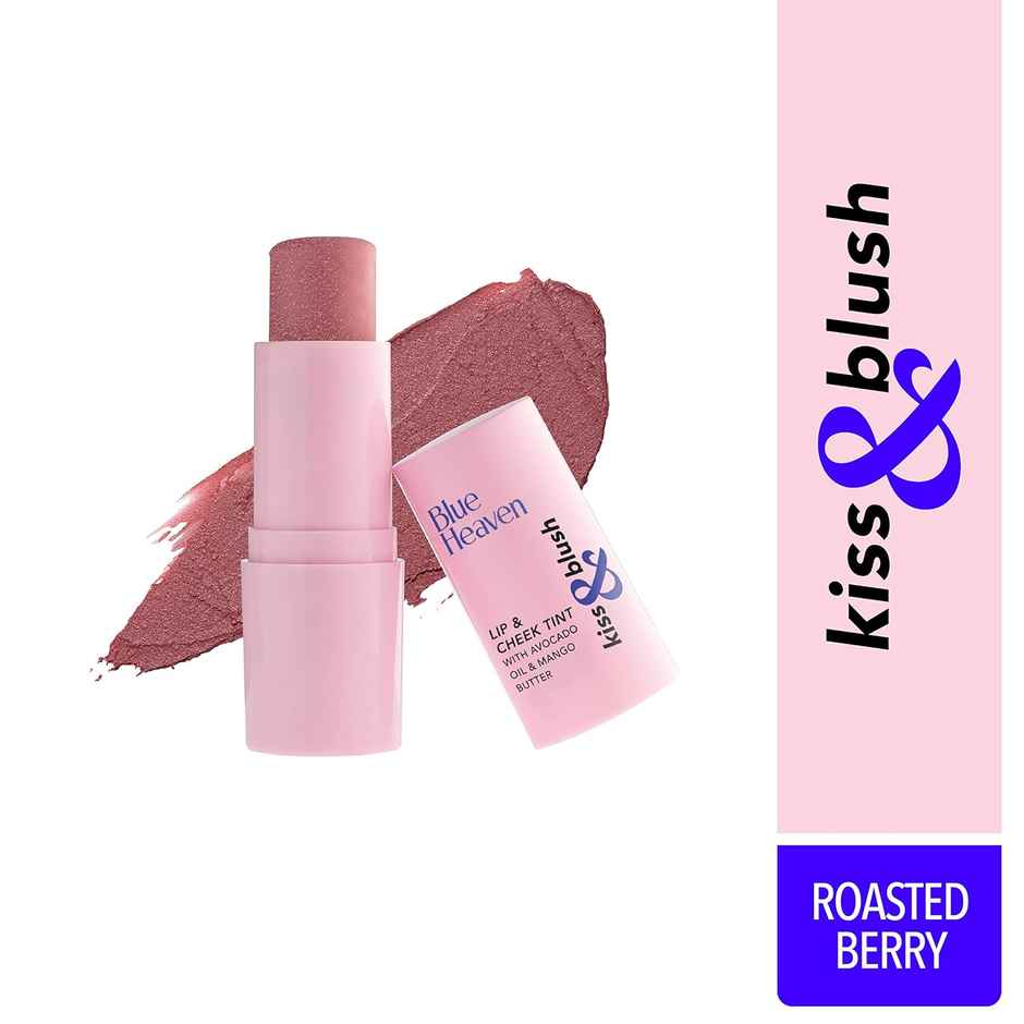 Blue Heaven Kiss & Blush Lip & Cheek Tint - Roasted Berry