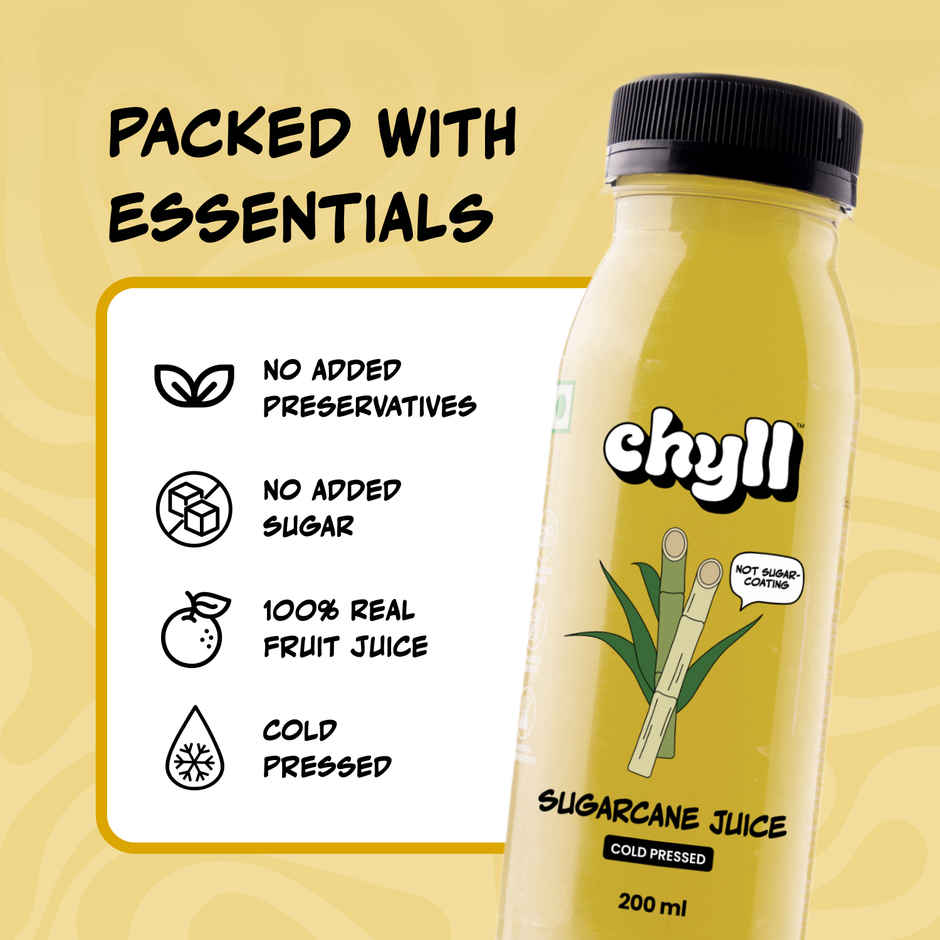 Chyll Fresh Sugarcane Juice - Cold Pressed Combo