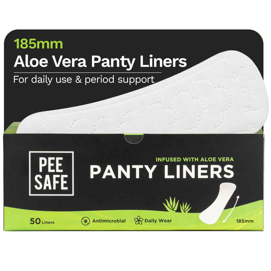 Pee Safe Tampon Regular(16pc) & Peesafe Pantyliners Aloevera Infused (50pc) Combo