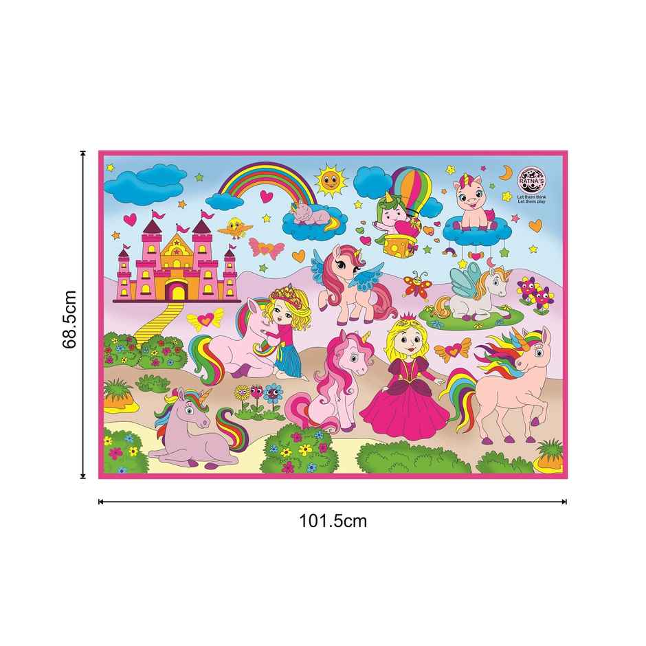 Ratna's My Colouring Mat Unicorn