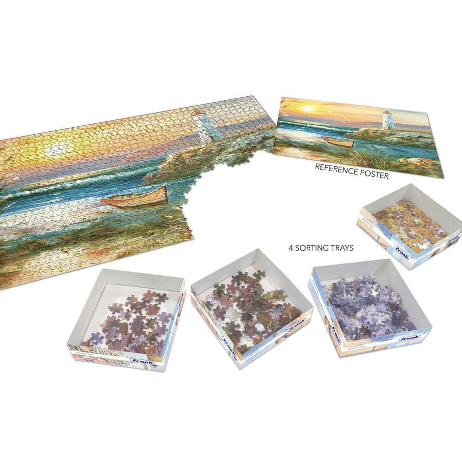 Frank The Lighthouse - 1000 Pieces Jigsaw Puzzle