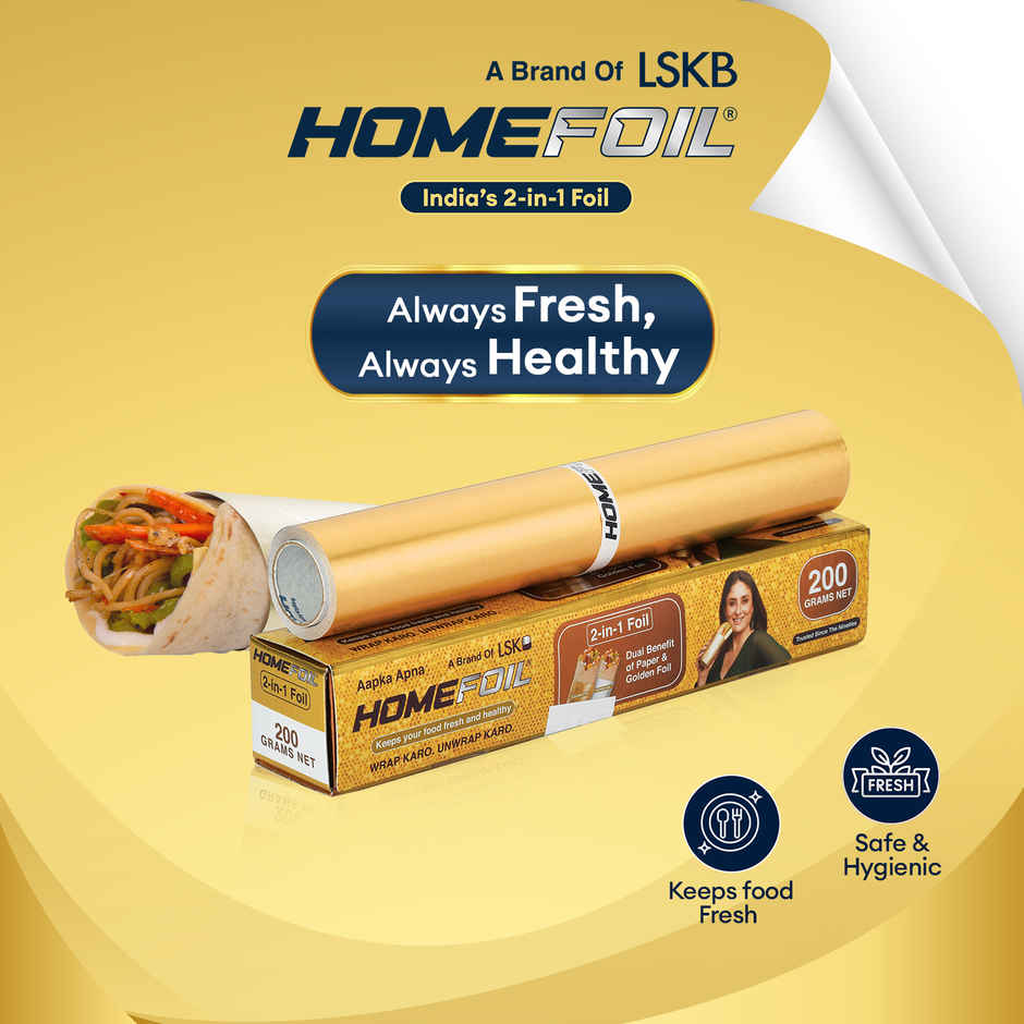 HOMEFOIL 2-in-1 Paper & Golden Foil