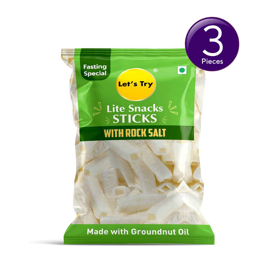 Let's Try Lite Snacks Sticks | Vrat | Fasting Special Combo