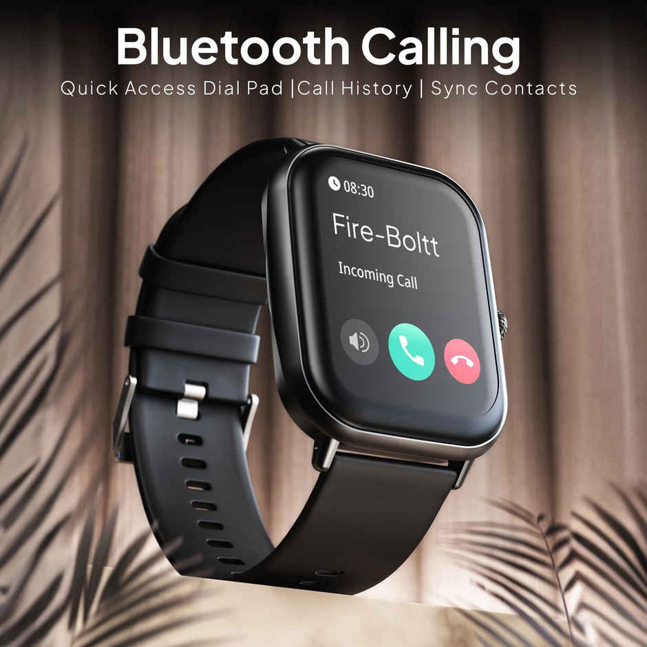 Fire-Boltt Ninja Call Pro Max Smartwatch | 2.01" Display | BT Calling - Black