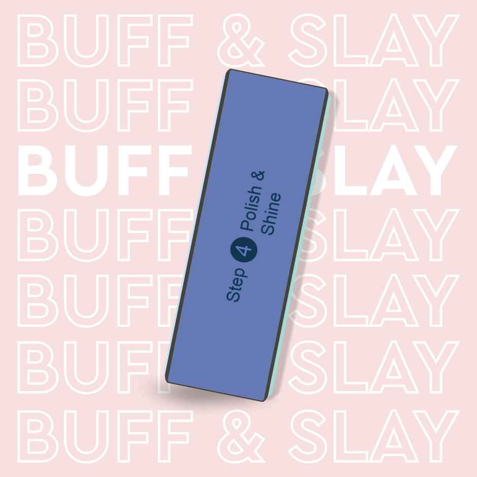 GUBB Block 4 Way Nail Buffer Shinner And Filer Set (Multicolour)