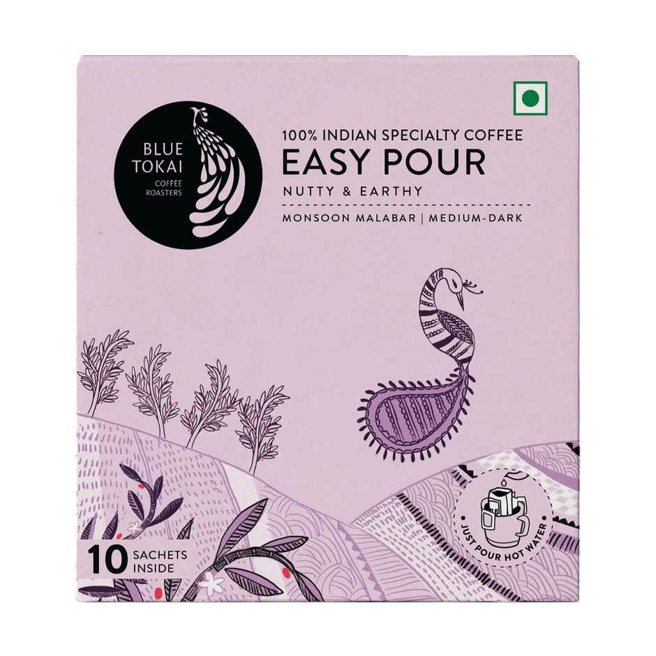 Blue Tokai Monsson Malabar Easy Pour Dark Roast Hot Brew Coffee Combo