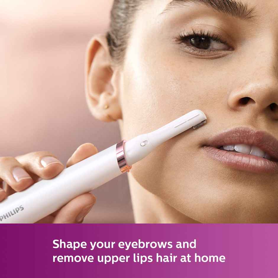 Philips Female Touch-ups Precision Trimmer|Eyebrows & Facial Trimmer for Women|HP6388/00