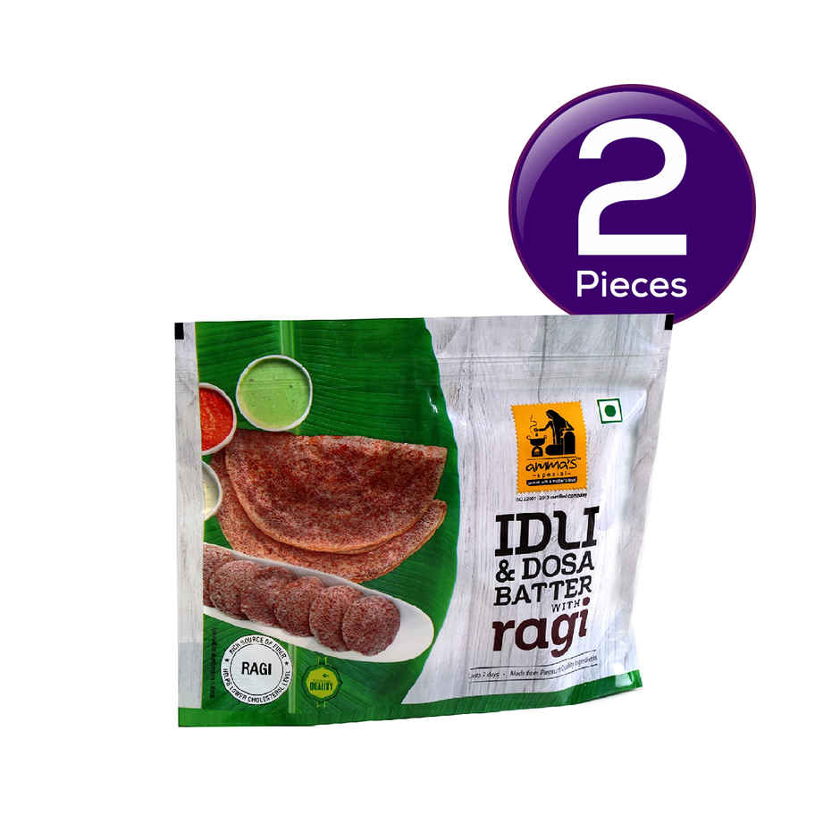 Amma's Special Idli Dosa Batter With Ragi (Pouch) Combo