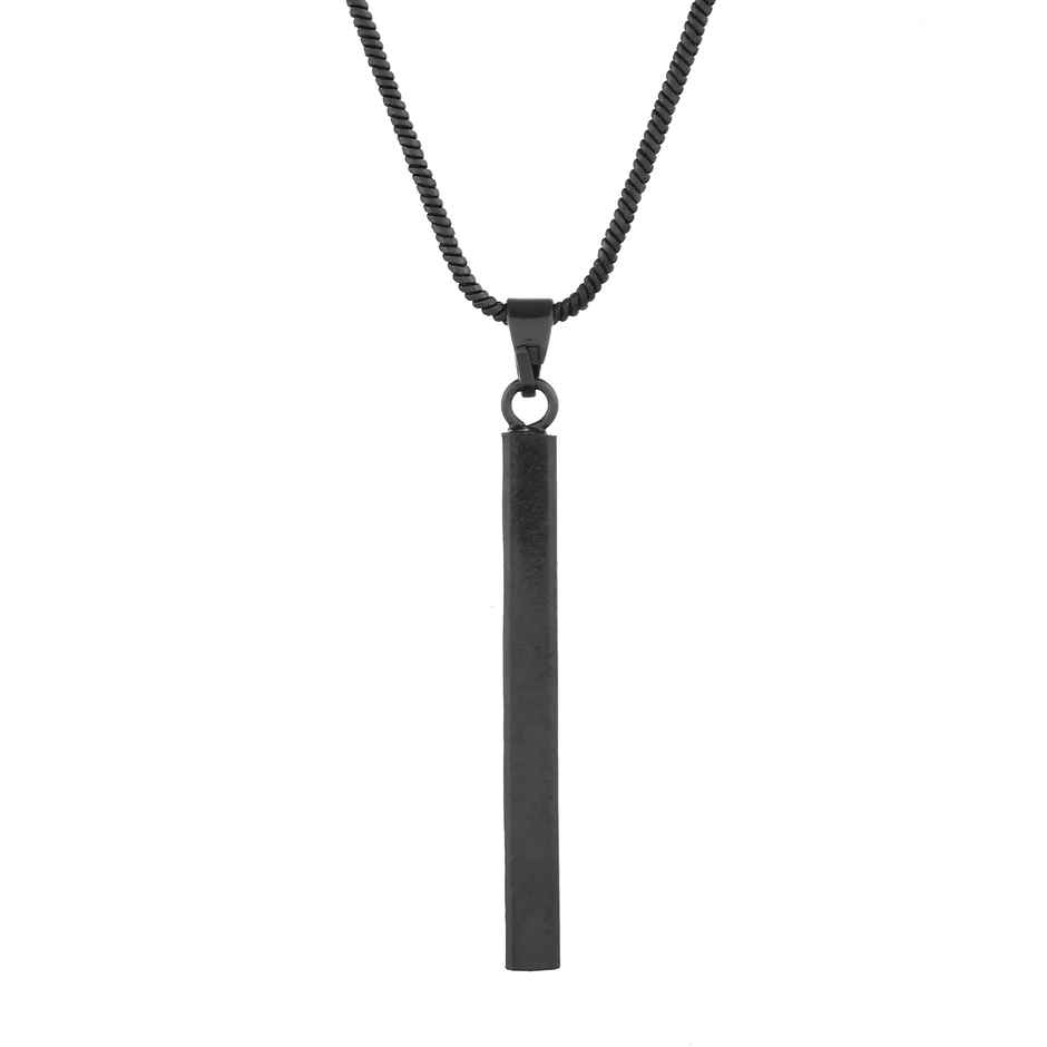 Voylla Eclipse Sleek Black Men s Pendant